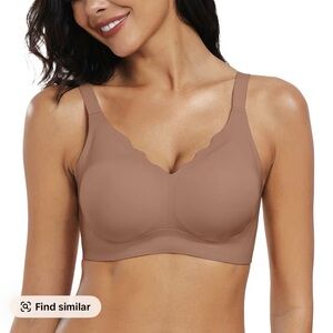 Seamless Brown Bra